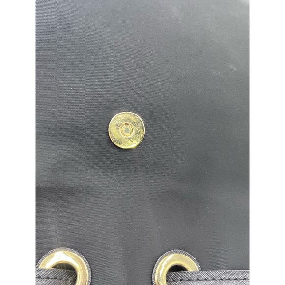 MICHAEL KORS Bedford Zip Gold
Studded BLACK Nylon Leather Large
Backpack - Picture 11 of 16